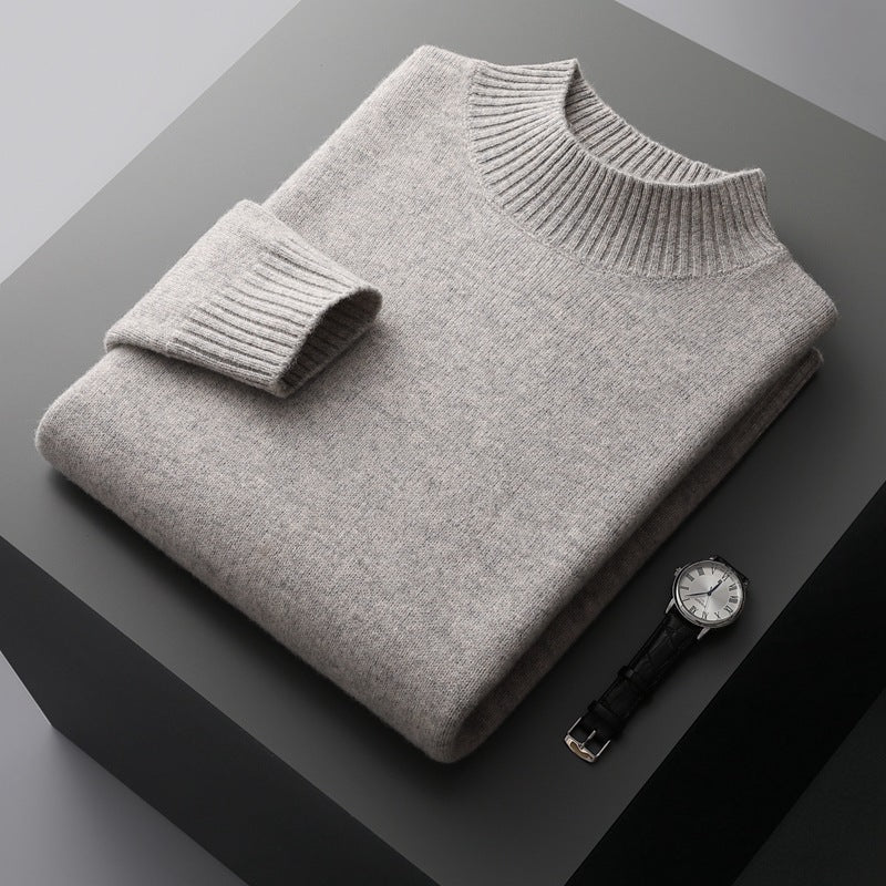 EXTRAFINE MERINO MOCK NECK