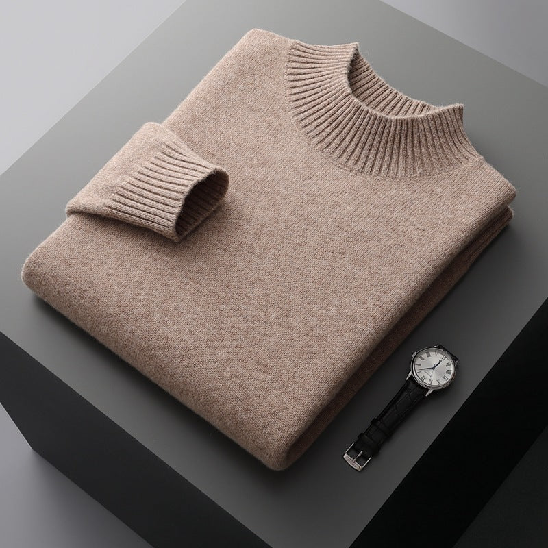 EXTRAFINE MERINO MOCK NECK