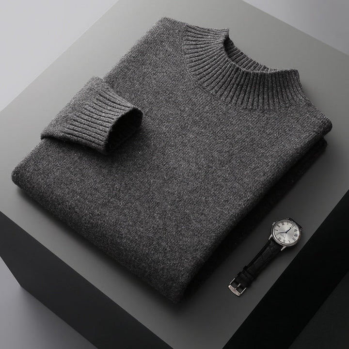 EXTRAFINE MERINO MOCK NECK