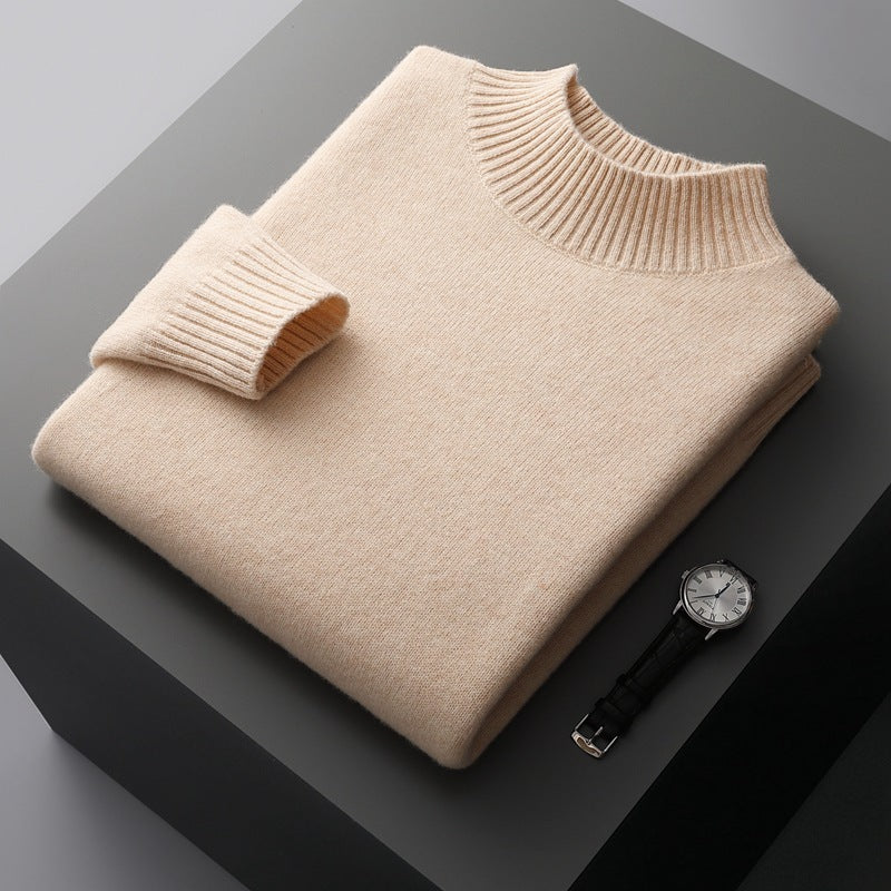 EXTRAFINE MERINO MOCK NECK