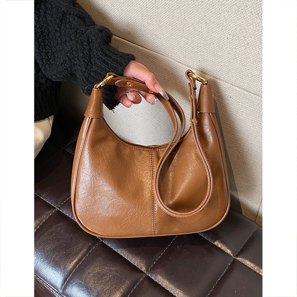 Women's 2025 Designer Zipper Shoulder Bag